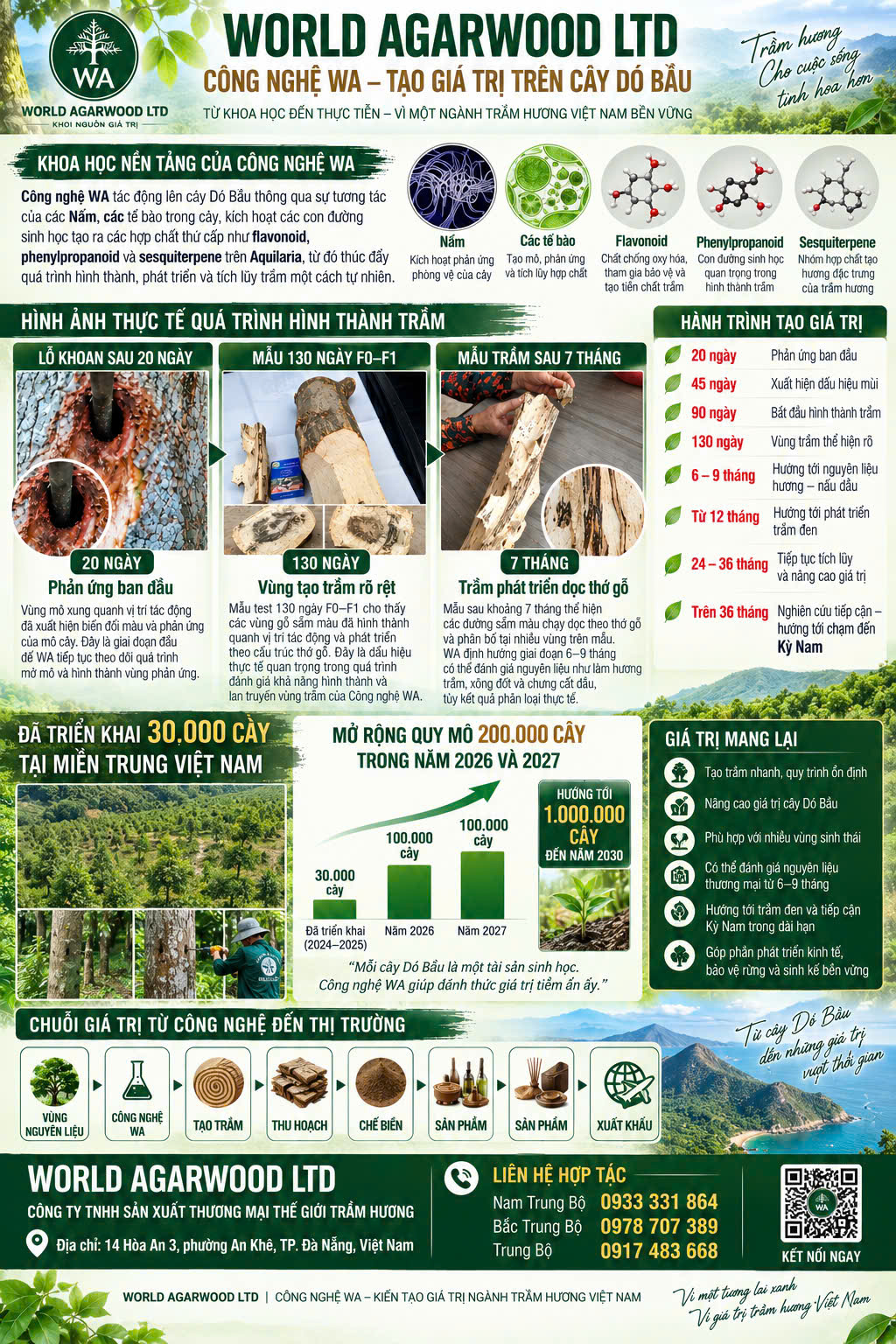 WORLD AGARWOOD LTD: KHÔNG CHỈ TẠO TRẦM – MÀ KIẾN TẠO MỘT NGÀNH CÔNG NGHIỆP TRẦM HƯƠNG.